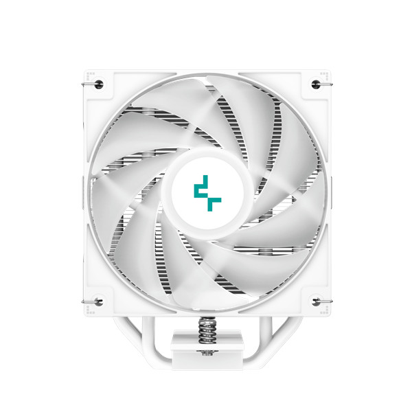 Deepcool cpu cooler - ag400 wh argb (31,6 db; max, 128,93 m3/h; 4pin, 4 db heatpipe, 12cm, pwm, a-rgb led, fehér)
