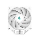 Deepcool cpu cooler - ag400 wh argb (31,6 db; max, 128,93 m3/h; 4pin, 4 db heatpipe, 12cm, pwm, a-rgb led, fehér)