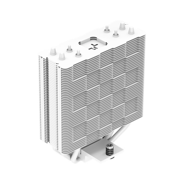 Deepcool cpu cooler - ag400 wh argb (31,6 db; max, 128,93 m3/h; 4pin, 4 db heatpipe, 12cm, pwm, a-rgb led, fehér)