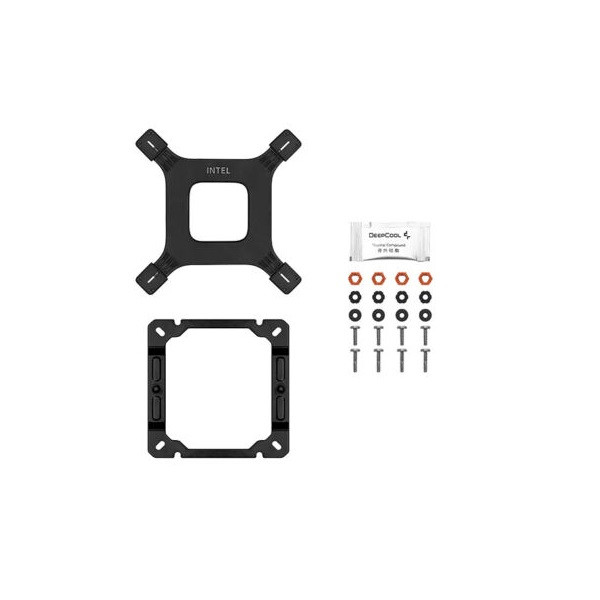 Deepcool cpu cooler - ag500 bk argb (29,4 db; max, 115,32 m3/h; 4pin csatlakozó, 5 db heatpipe, 12cm, pwm, led)