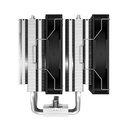 Deepcool cpu cooler - ag620 bk argb (29,4 db; max, 115,32 m3/h; 4pin csatlakozó, 6 db heatpipe, 12cm, pwm, led)