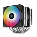 Deepcool cpu cooler - ag620 bk argb (29,4 db; max, 115,32 m3/h; 4pin csatlakozó, 6 db heatpipe, 12cm, pwm, led)