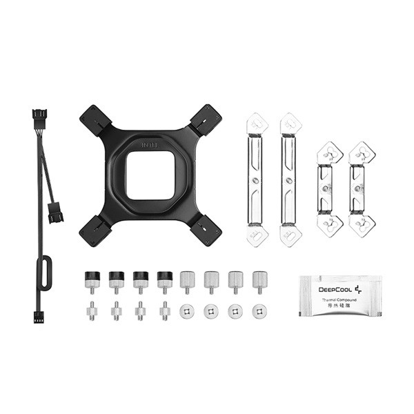 Deepcool cpu cooler - ag620 bk argb (29,4 db; max, 115,32 m3/h; 4pin csatlakozó, 6 db heatpipe, 12cm, pwm, led)