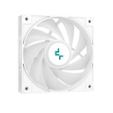 Deepcool cpu cooler - ag620 wh argb (29,4 db; max, 115,32 m3/h; 4pin pwm, 6 db heatpipe, 12cm, a-rgb led, fehér)