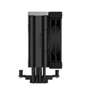 Deepcool cpu cooler - ak400 zero dark (29 db; max, 112,93 m3/h; 4pin csatlakozó, 4 db heatpipe, 12cm, pwm)