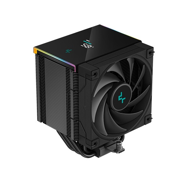 Deepcool cpu cooler - ak500 digital (28db; max, 117,21 m3/h; 4pin csatlakozó, 5 db heatpipe, 12cm, pwm, fekete)