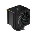 Deepcool cpu cooler - ak500 digital (28db; max, 117,21 m3/h; 4pin csatlakozó, 5 db heatpipe, 12cm, pwm, fekete)