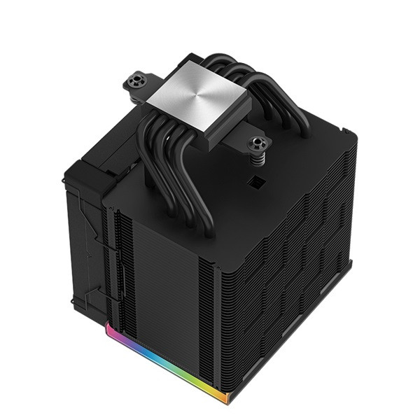 Deepcool cpu cooler - ak500 digital (28db; max, 117,21 m3/h; 4pin csatlakozó, 5 db heatpipe, 12cm, pwm, fekete)