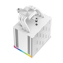 Deepcool cpu cooler - ak500 digital wh (28db; max, 117,21 m3/h; 4pin csatlakozó, 5 db heatpipe, 12cm, pwm, fehér)