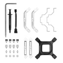 Deepcool cpu cooler - ak500 wh (31,5 db; max, 88,75 m3/h; 4pin csatlakozó, 5 db heatpipe, 12cm, pwm)
