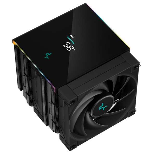 Deepcool cpu cooler - ak620 digital (28 db; max, 117,21 m3/h; 4pin csatlakozó, 6 db heatpipe, 2x12cm, pwm)