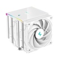 Deepcool cpu cooler - ak620 digital wh (28 db; max, 117,21 m3/h; 4pin csatlakozó, 6 db heatpipe, 2x12cm, pwm, fehér)