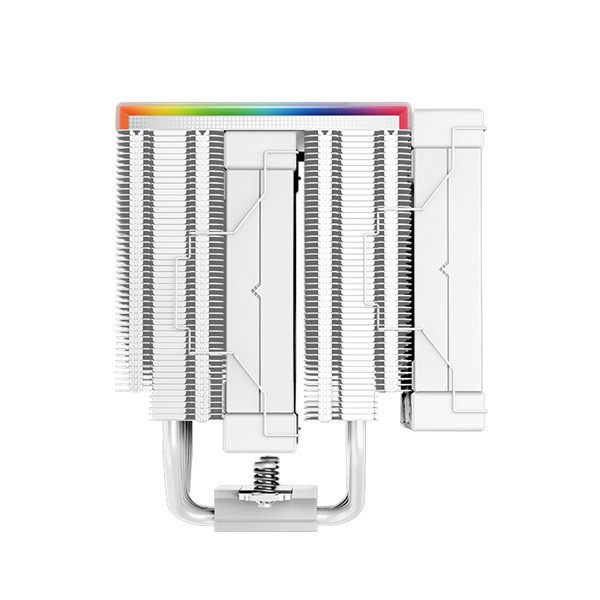 Deepcool cpu cooler - ak620 digital wh (28 db; max, 117,21 m3/h; 4pin csatlakozó, 6 db heatpipe, 2x12cm, pwm, fehér)