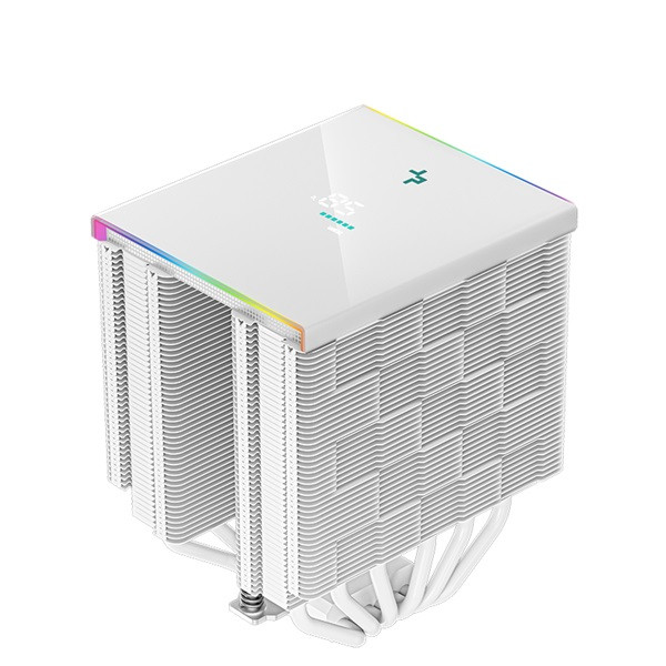 Deepcool cpu cooler - ak620 digital wh (28 db; max, 117,21 m3/h; 4pin csatlakozó, 6 db heatpipe, 2x12cm, pwm, fehér)