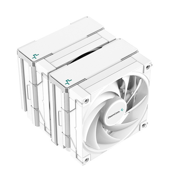 Deepcool cpu cooler - ak620 wh (28 db; max, 117,21 m3/h; 4pin csatlakozó, 6 db heatpipe, 2x12cm, pwm)
