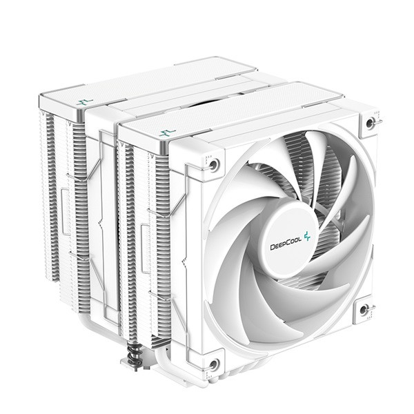Deepcool cpu cooler - ak620 wh (28 db; max, 117,21 m3/h; 4pin csatlakozó, 6 db heatpipe, 2x12cm, pwm)