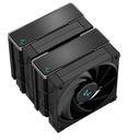 Deepcool cpu cooler - ak620 zero dark (28 db; max, 117,21 m3/h; 4pin csatlakozó, 6 db heatpipe, 2x12cm, pwm)