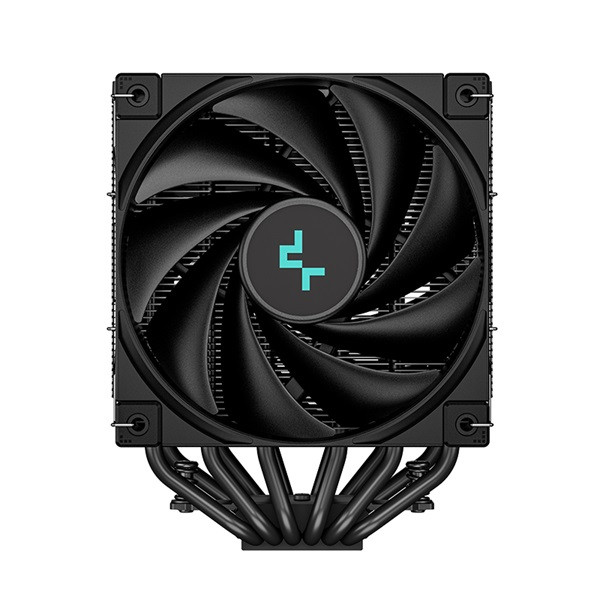 Deepcool cpu cooler - ak620 zero dark (28 db; max, 117,21 m3/h; 4pin csatlakozó, 6 db heatpipe, 2x12cm, pwm)