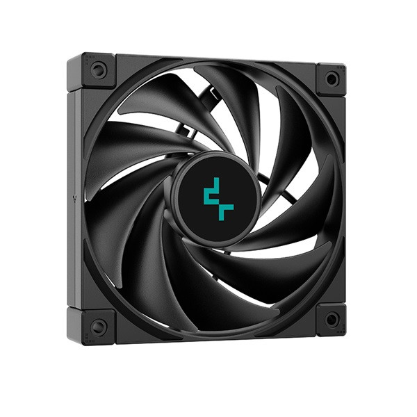 Deepcool cpu cooler - ak620 zero dark (28 db; max, 117,21 m3/h; 4pin csatlakozó, 6 db heatpipe, 2x12cm, pwm)