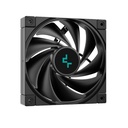 Deepcool cpu cooler - ak620 zero dark (28 db; max, 117,21 m3/h; 4pin csatlakozó, 6 db heatpipe, 2x12cm, pwm)