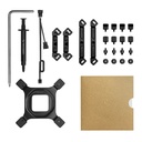 Deepcool cpu cooler - ak620 zero dark (28 db; max, 117,21 m3/h; 4pin csatlakozó, 6 db heatpipe, 2x12cm, pwm)