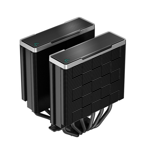 Deepcool cpu cooler - ak620 zero dark (28 db; max, 117,21 m3/h; 4pin csatlakozó, 6 db heatpipe, 2x12cm, pwm)