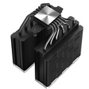Deepcool cpu cooler - ak620 zero dark (28 db; max, 117,21 m3/h; 4pin csatlakozó, 6 db heatpipe, 2x12cm, pwm)
