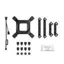 Deepcool cpu cooler - ak620 zero dark zoria (28 db; max, 117,21 m3/h; 4pin csatlakozó, 6 db heatpipe, 2x12cm, pwm)