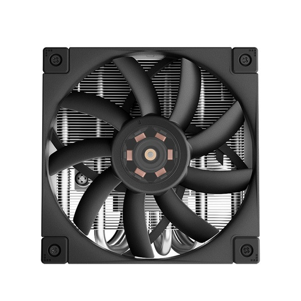 Deepcool cpu cooler - an600 (low profile, 24,4 db; max, 70,50 m3/h; 4pin csatlakozó, 6 db heatpipe, 12cm, pwm)