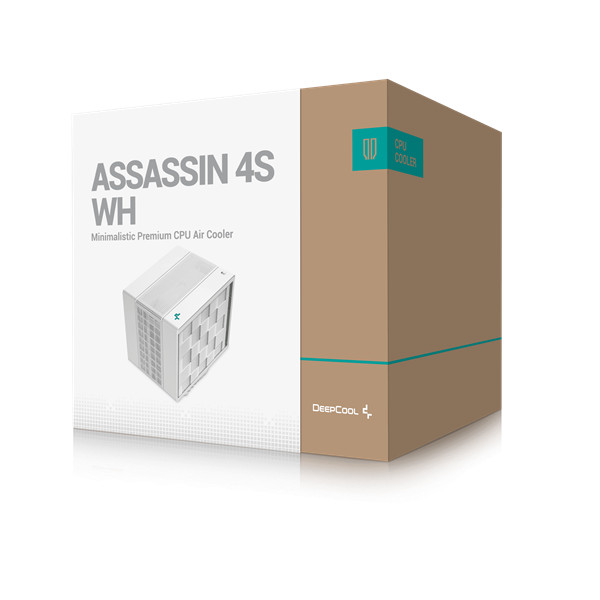 Deepcool cpu cooler - assassin 4s wh (20,5db; max. 104,06 m3/h; 4pin csatlakozó; 7 db heatpipe, 1x14cm, pwm, fehér)