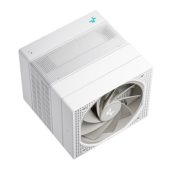 Deepcool cpu cooler - assassin iv wh (max. 20,5db; max. 134,39 m3/h; 4pin pwm; 7 db heatpipe, 1x12cm, 1x14cm, fehér)
