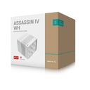 Deepcool cpu cooler - assassin iv wh (max. 20,5db; max. 134,39 m3/h; 4pin pwm; 7 db heatpipe, 1x12cm, 1x14cm, fehér)