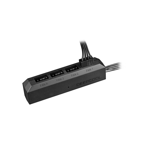 Deepcool ventilátor tápkábel elosztó - fh-04 (4 db 4pin)