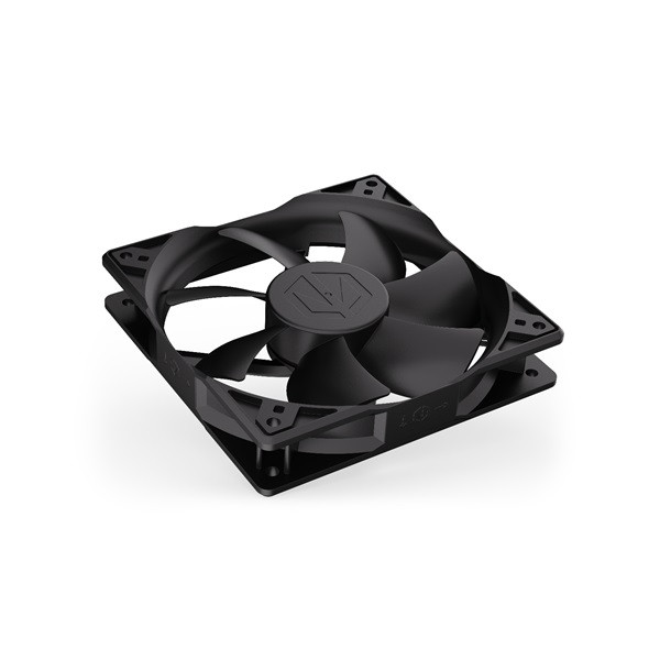 Endorfy cooler - zephyr 120 (12 cm, 3 pin, 1100 rpm, fekete)