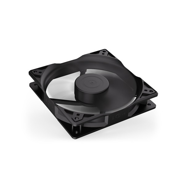 Endorfy cooler - zephyr 120 (12 cm, 3 pin, 1100 rpm, fekete)