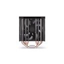 Endorfy cpu cooler - fera 5 (12 cm, 4 pin, 4x heatpipe, pwm, tdp 220w, fekete)
