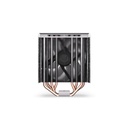 Endorfy cpu cooler - fera 5 argb (12 cm, 4 pin, 4x heatpipe, pwm, tdp 220w, fekete)