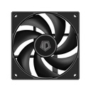 Id-cooling cooler 12cm - af-125-k (29,85db, max. 132,94 m3/h, 4pin, pwm, 12cm,  fekete)