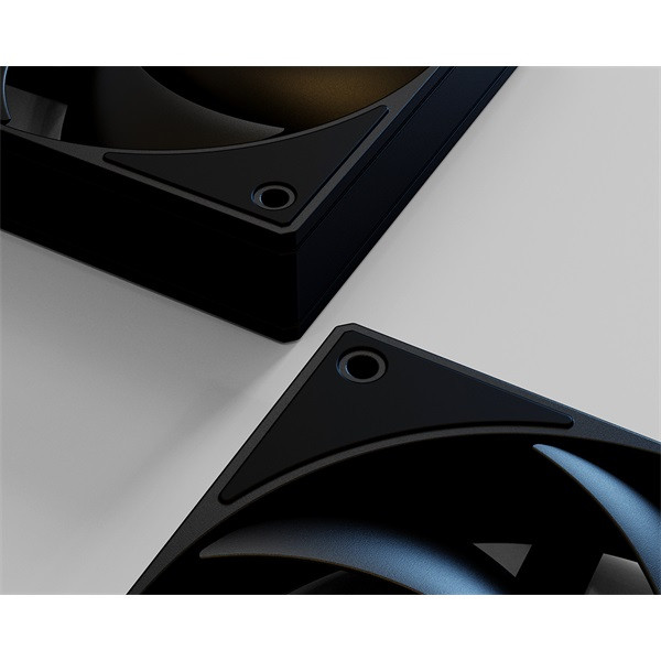 Id-cooling cooler 12cm - af-125-k (29,85db, max. 132,94 m3/h, 4pin, pwm, 12cm,  fekete)