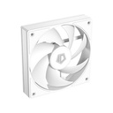Id-cooling cooler 12cm - af-125-w trio (29,85db, max. 132,94 m3/h, 4pin, pwm, 3 x12cm, argb led, fehér)