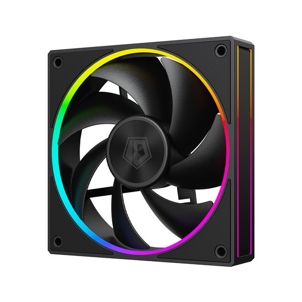 Id-cooling cooler 12cm - af-127-argb-k (29,9db, max. 132,52 m3/h, 4pin, pwm, 12cm, argb led, fekete)