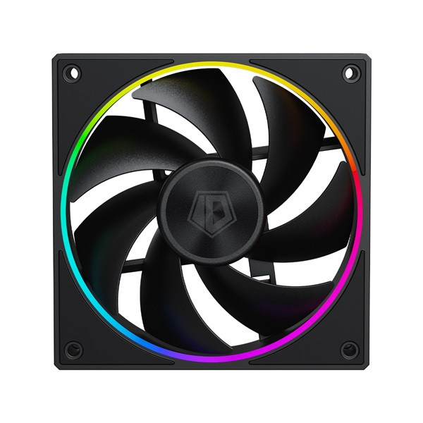 Id-cooling cooler 12cm - af-127-argb-k (29,9db, max. 132,52 m3/h, 4pin, pwm, 12cm, argb led, fekete)
