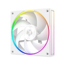 Id-cooling cooler 12cm - af-127-argb-w trio (29,9db, max. 132,52 m3/h, 4pin, pwm, 3 x12cm, argb led, fehér)