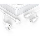 Id-cooling cooler 12cm - af-127-argb-w trio (29,9db, max. 132,52 m3/h, 4pin, pwm, 3 x12cm, argb led, fehér)