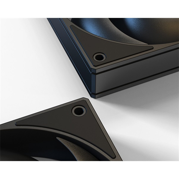 Id-cooling cooler 12cm - as-120-k (27,2db, max. 98,54 m3/h, 4pin, pwm, 12cm, fekete)
