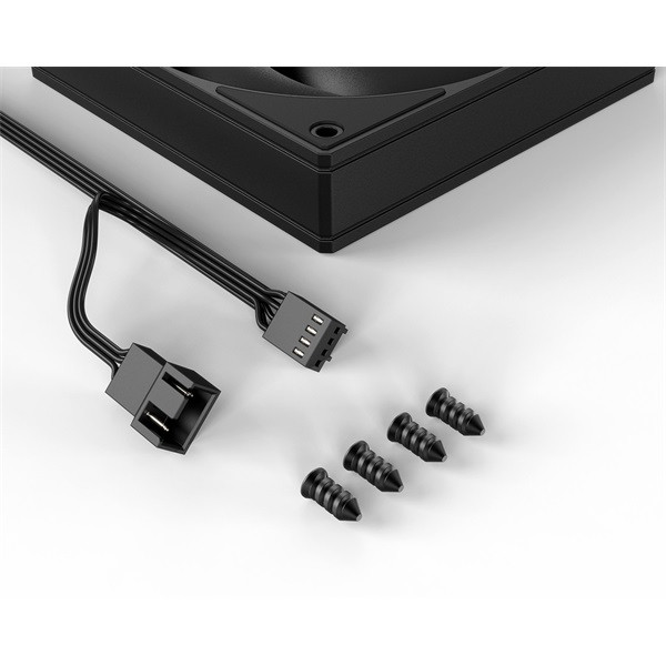 Id-cooling cooler 12cm - as-120-k (27,2db, max. 98,54 m3/h, 4pin, pwm, 12cm, fekete)