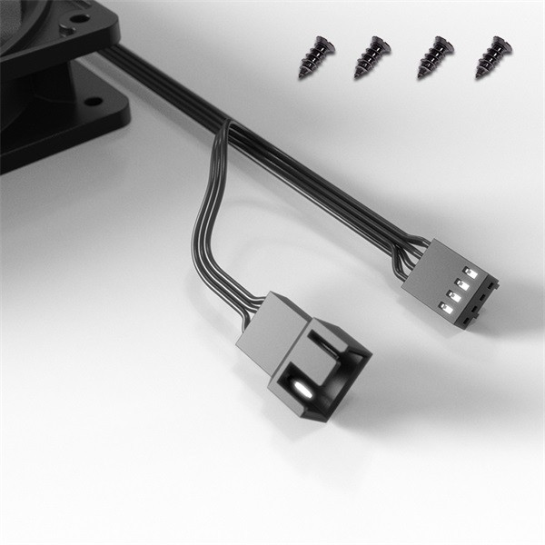Id-cooling cooler 12cm - xf-120-k (35,2db, max.129,39 m3/h, 4pin, pwm, 12cm, fekete)