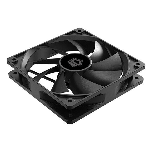 Id-cooling cooler 12cm - xf-120-k (35,2db, max.129,39 m3/h, 4pin, pwm, 12cm, fekete)