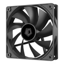 Id-cooling cooler 12cm - xf-120-k (35,2db, max.129,39 m3/h, 4pin, pwm, 12cm, fekete)