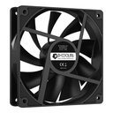Id-cooling cooler 12cm - xf-120-k (35,2db, max.129,39 m3/h, 4pin, pwm, 12cm, fekete)